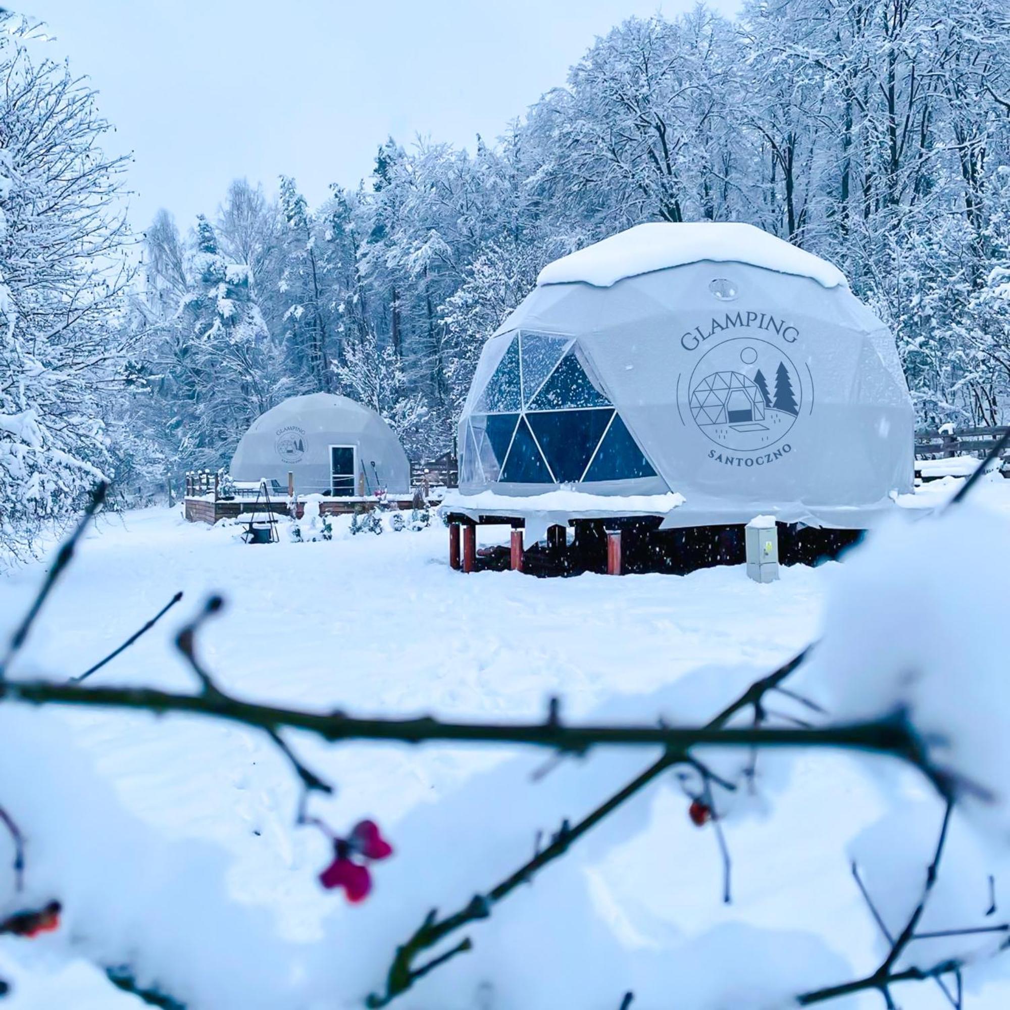 Glampingsantoczno Villa Exteriör bild
